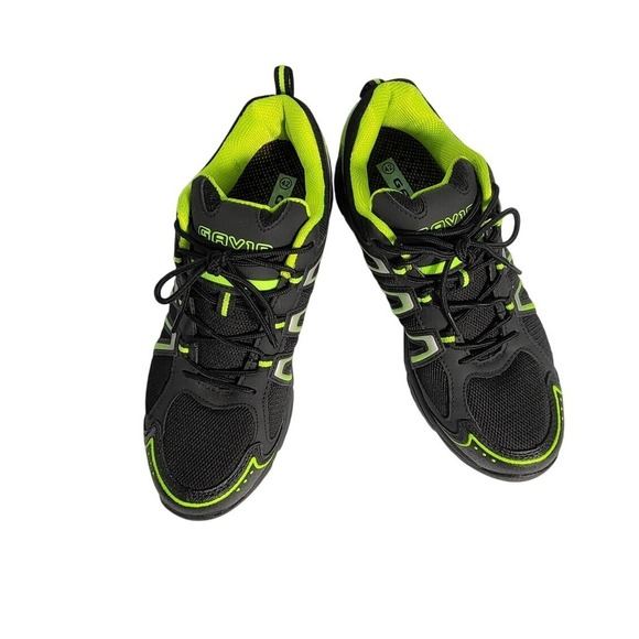 Gavin Cycling Shoes Road Bike Spin Class Compatible Cleats Black Green 42 - Picture 1 of 11
